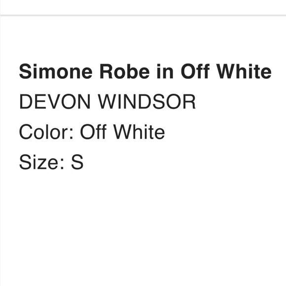 NWOT DEVON WINDSOR Cream Long Sleeve Swim Cover-Up - Picture 2 of 2